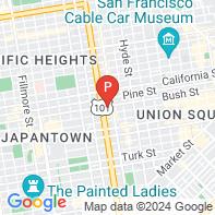 View Map of 1445 Bush Street,San Francisco,CA,94109